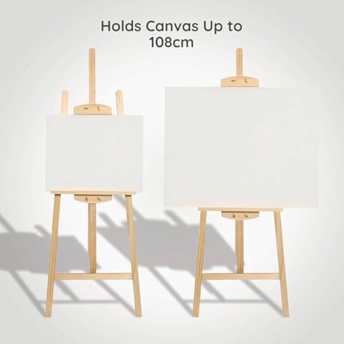 Artistik Premium Easel | Easel Stand for Artists & Weddings | Adjustable Height, Pinewood Easel for Painting | Professional Wooden Easel for Painting, Sketching, Display and More