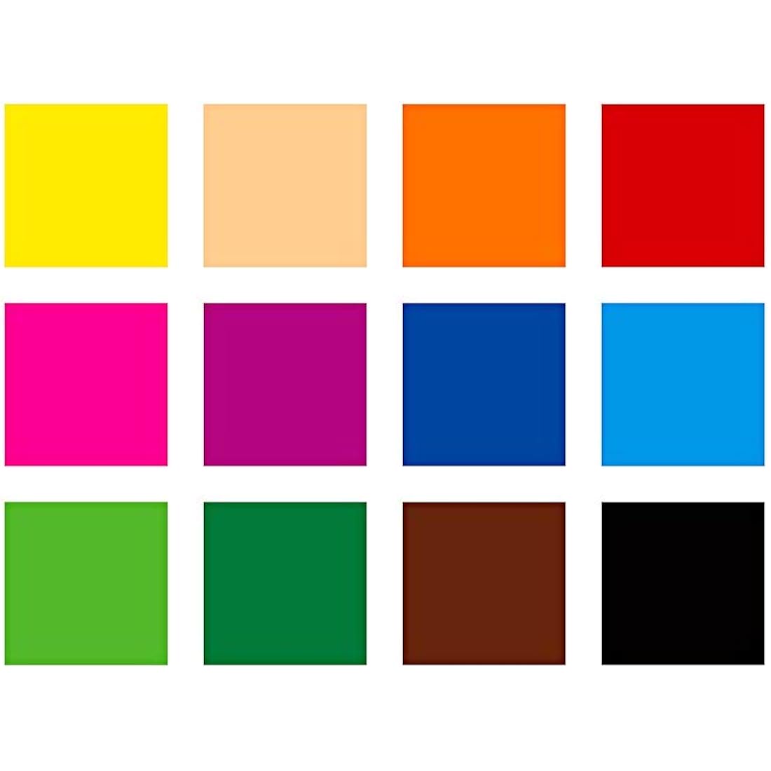 Staedtler Noris Colour Colouring Pencils, Ergonomic Triangular Format, Non-Slip Soft Surface, High Break Resistance, WOPEX Material, 144 Colouring Pencils in 12 Colours and 3 Sharpeners, 187 C144