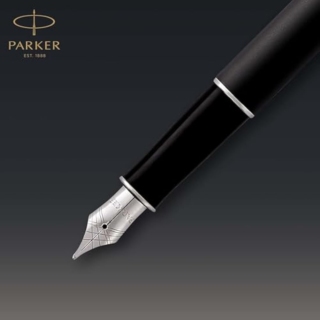 Parker Sonnet Fountain Pen | Matte Black Lacquer with Palladium Trim | Fine Nib | Gift Box