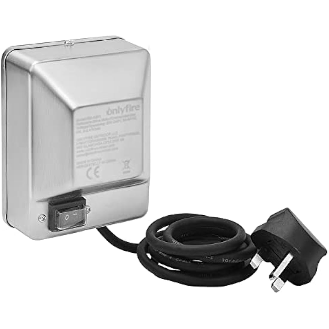 onlyfire BBQ Gas Grill Stainless Steel Rotisserie Electric Main Spit Motor, UK 3 Pins Plug