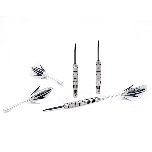 CUESOUL 28 Grams Tungsten Steel Tip Darts Set 95% Tungsten with Luxury Case(CSTSTD028-28L)