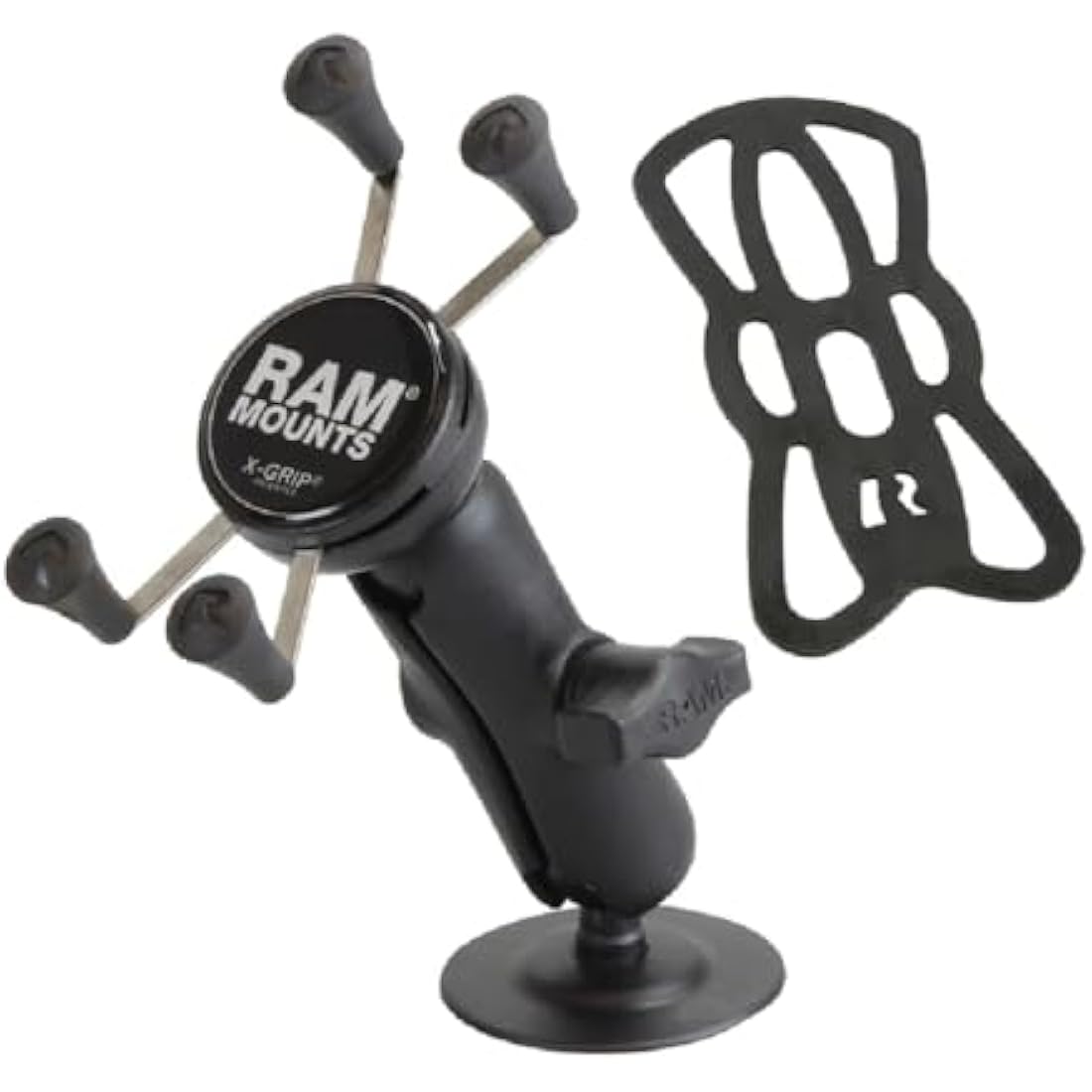 Ram Mount rap-b-378-un7u Black Telephone Mount/Stand – Telephone Mounts & Stands (Black, Composite, Stainless Steel, 10.8 cm, 22.2 mm, 204 g)