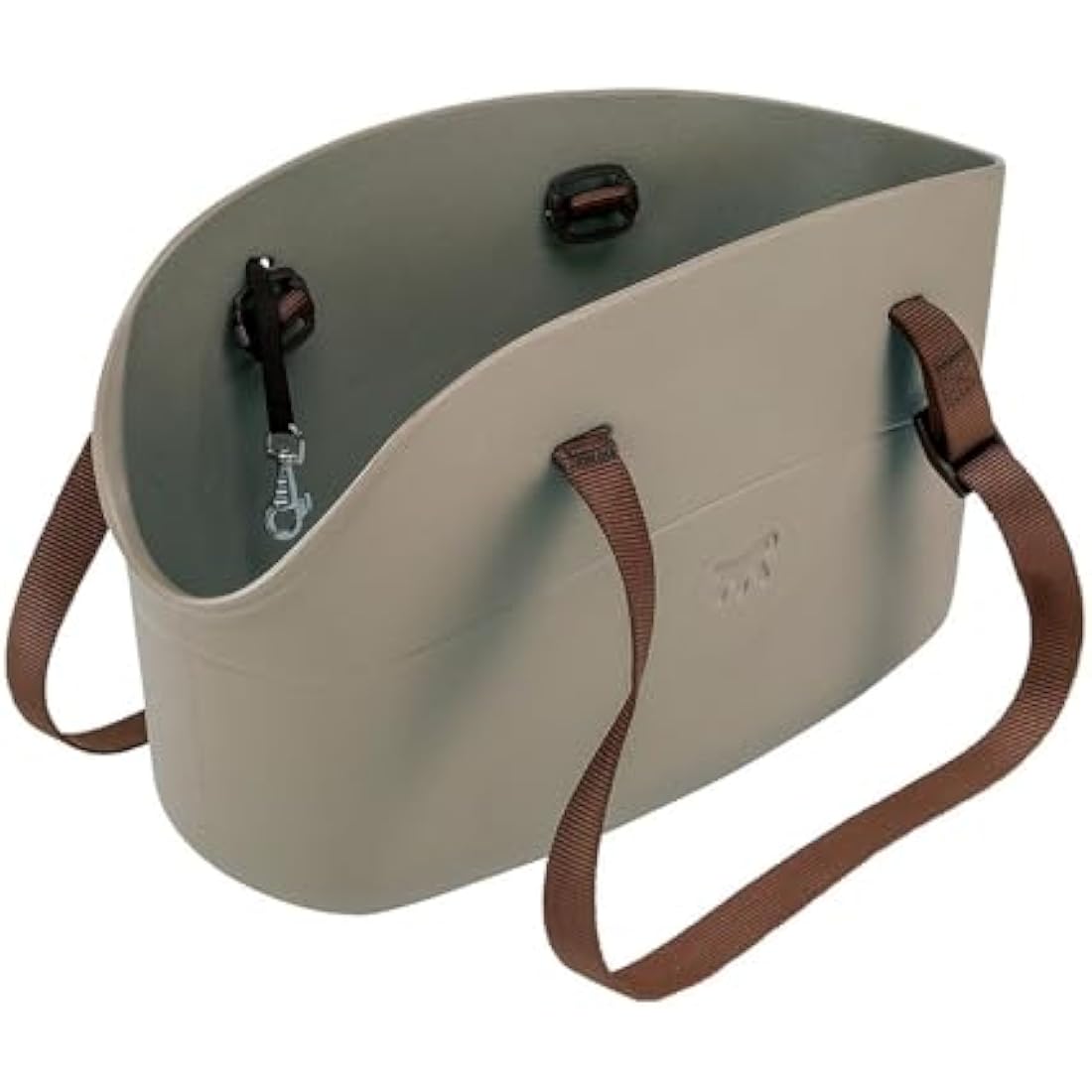 Ferplast With-Me Eva Dog Bag, 14 x 35 x 22 cm, Small, Dove Grey