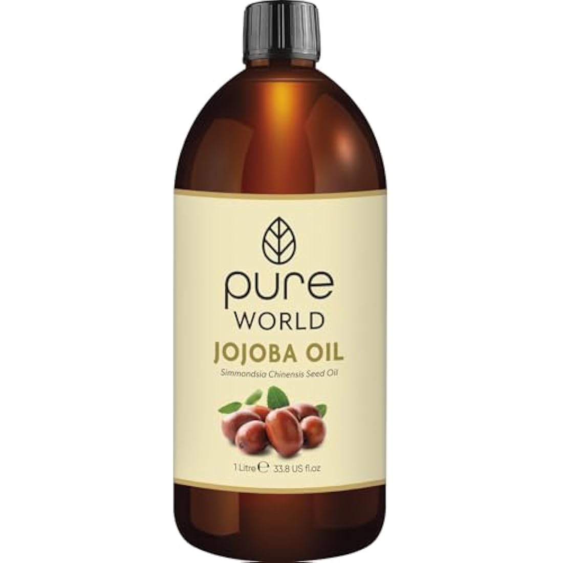 Pure World Natural Jojoba Oil… Jojoba Oil, 1 Litre Jojoba Oil Cold Pressed 100% Pure and Undiluted