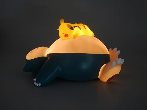 Teknofun - Sleeping Snorlax and Pikachu Light-Up - Illumination - 811408