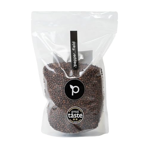 Pepper Field Kampot red pepper - Premium red peppercorns whole from Cambodia, Fresh & Flavourful, Whole peppercorns for grinder & kitchen, Great