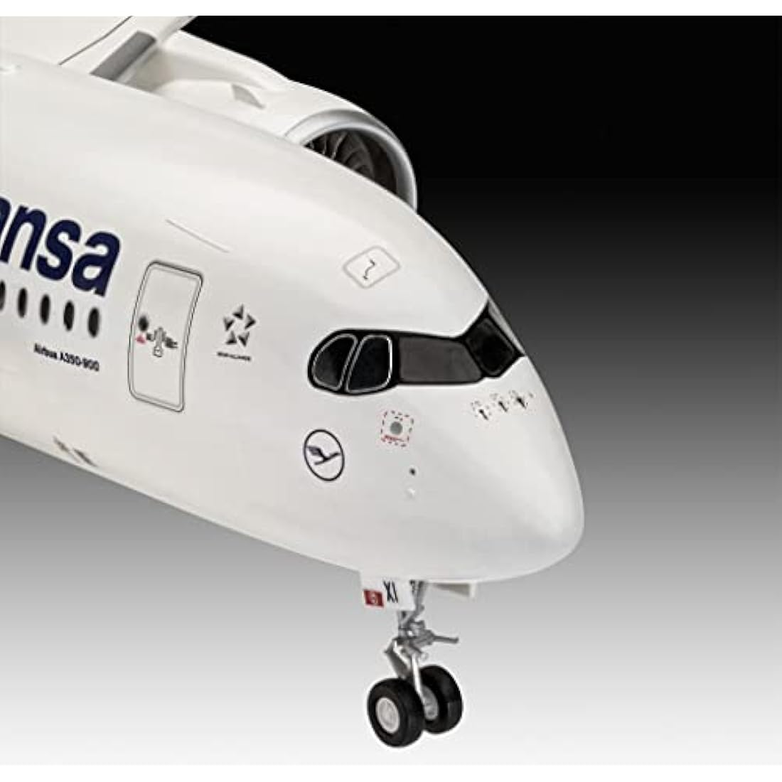 Revell 03881 Airbus A350-900 Lufthansa New Livery 1:144 Scale Unbuilt/Unpainted Plastic Model Kit