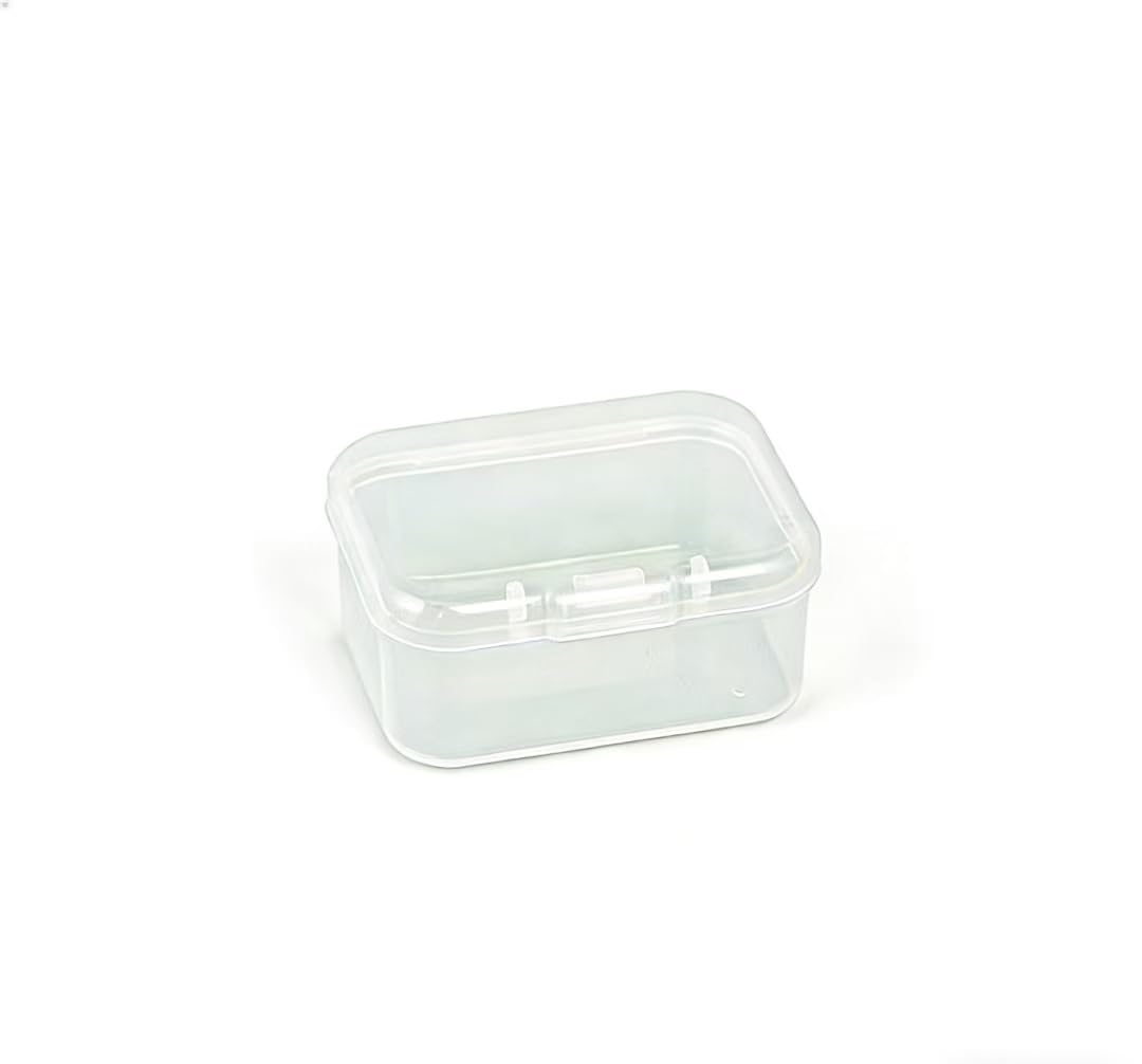 Wanyidaxing 10-pack of small clear plastic storage containers, small plastic containers with lids, jewelry, crafts, hardware