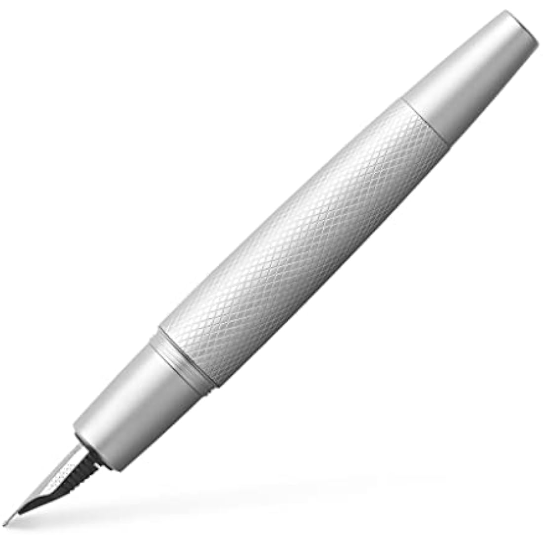 Faber-Castell E-motion B Fountain Pen - Pure Silver