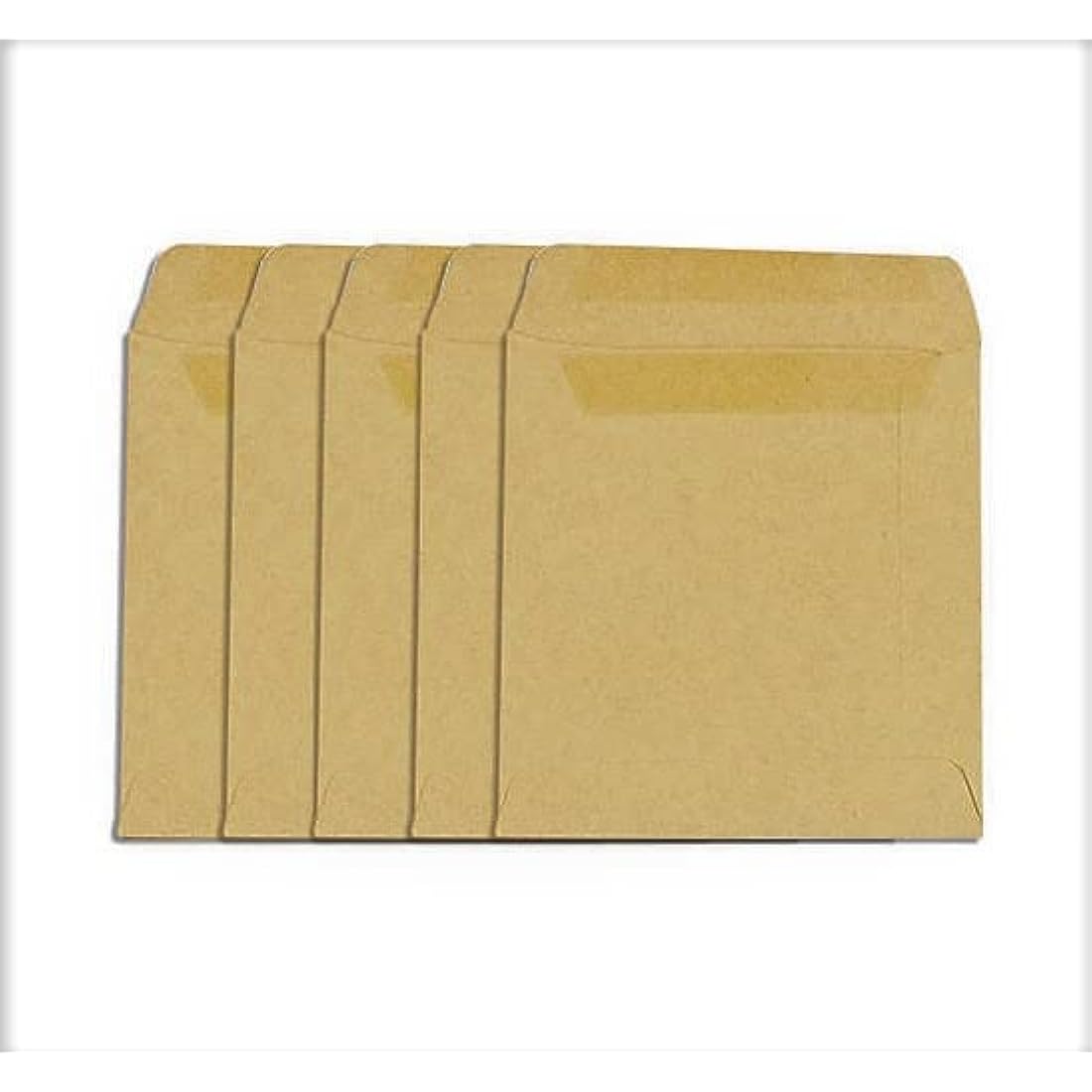 Q-Connect Envelope Wage 108x108mm Plain Self Seal 90gsm Manilla (Pack of 1000),brown