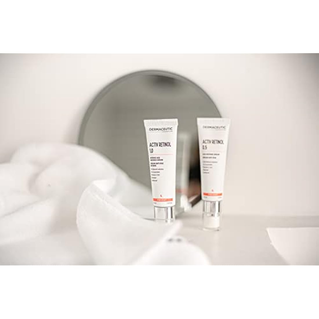 Dermaceutic Activ Retinol 1.0 - Age defense serum high strength - Face serum with Retinol and Vitamin C/E - 30ml