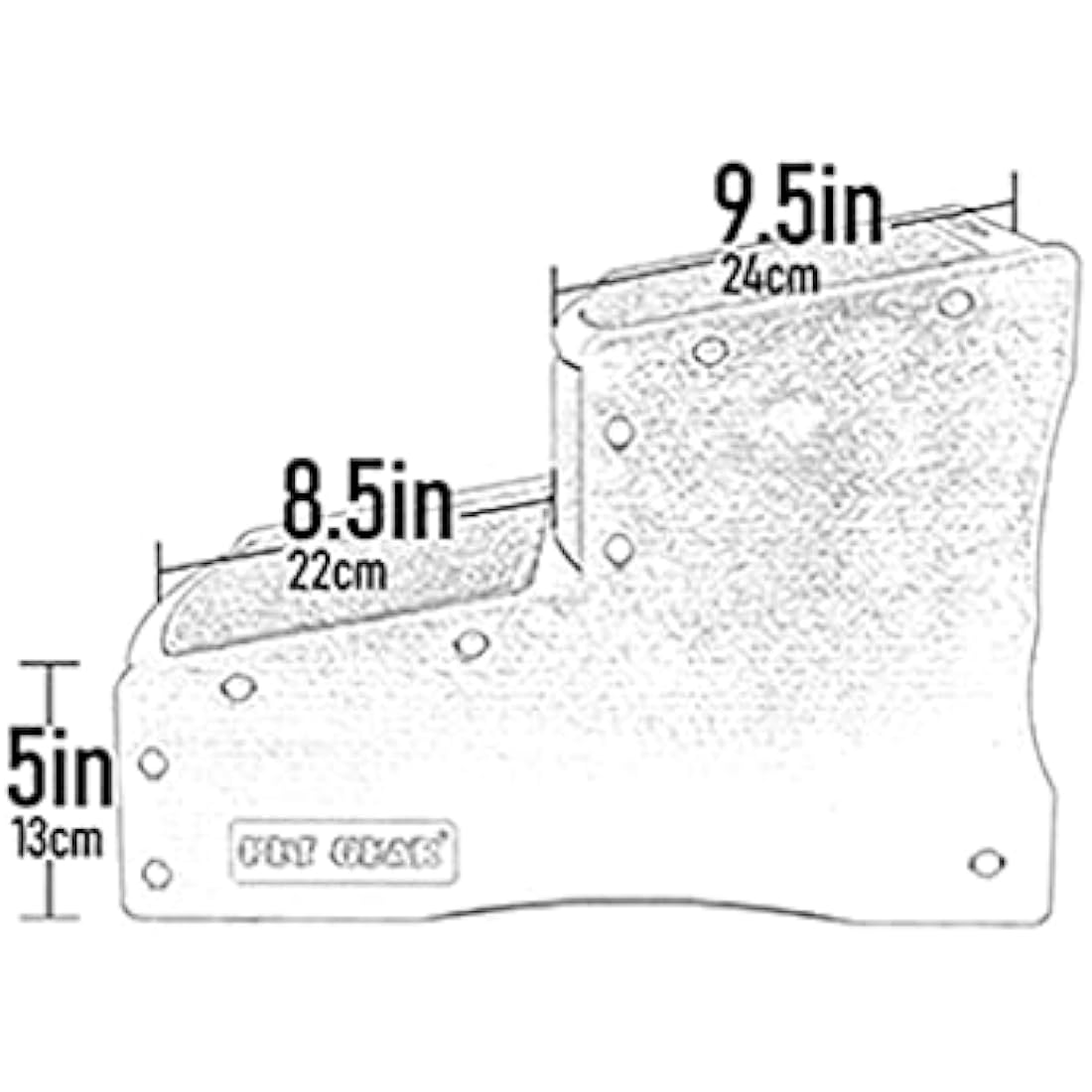 Pet Gear Easy Step II, X-Small, Chocolate Cream