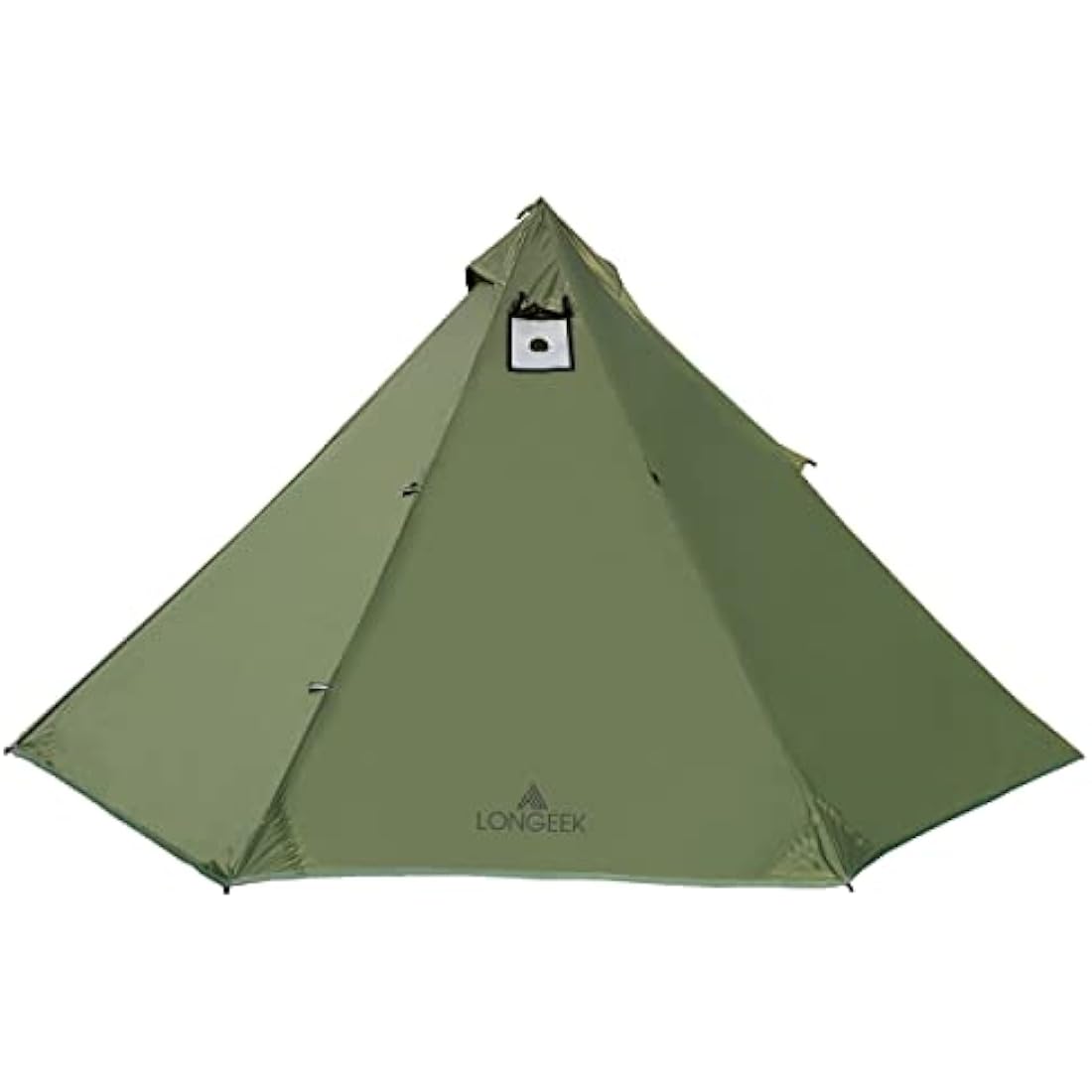 Longeek 4 Person Teepee Tent Camping Hiking Heated Shelter HUT Chimney hot Tipi Easy Set Up