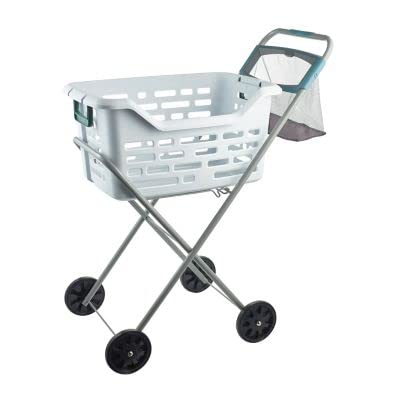 Lakeland Laundry Basket Trolley  44cm x 57cm x 91cm H Lightweight Easy To Move Laundry Around