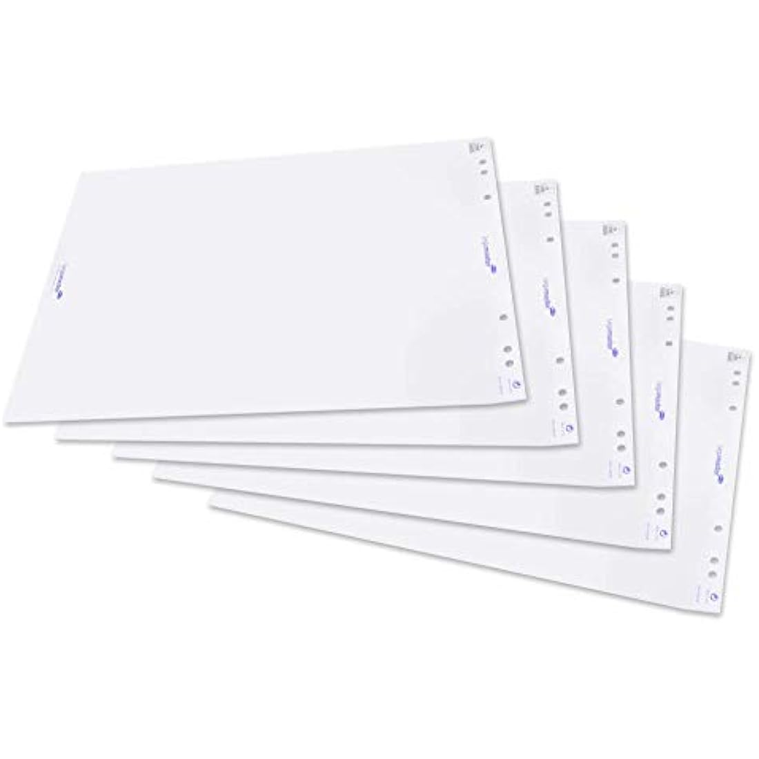 Legamaster Flipchart Paper Pads - Plain - 20 Sheets Per Pad - 5 Pack - 98 x 65 cm