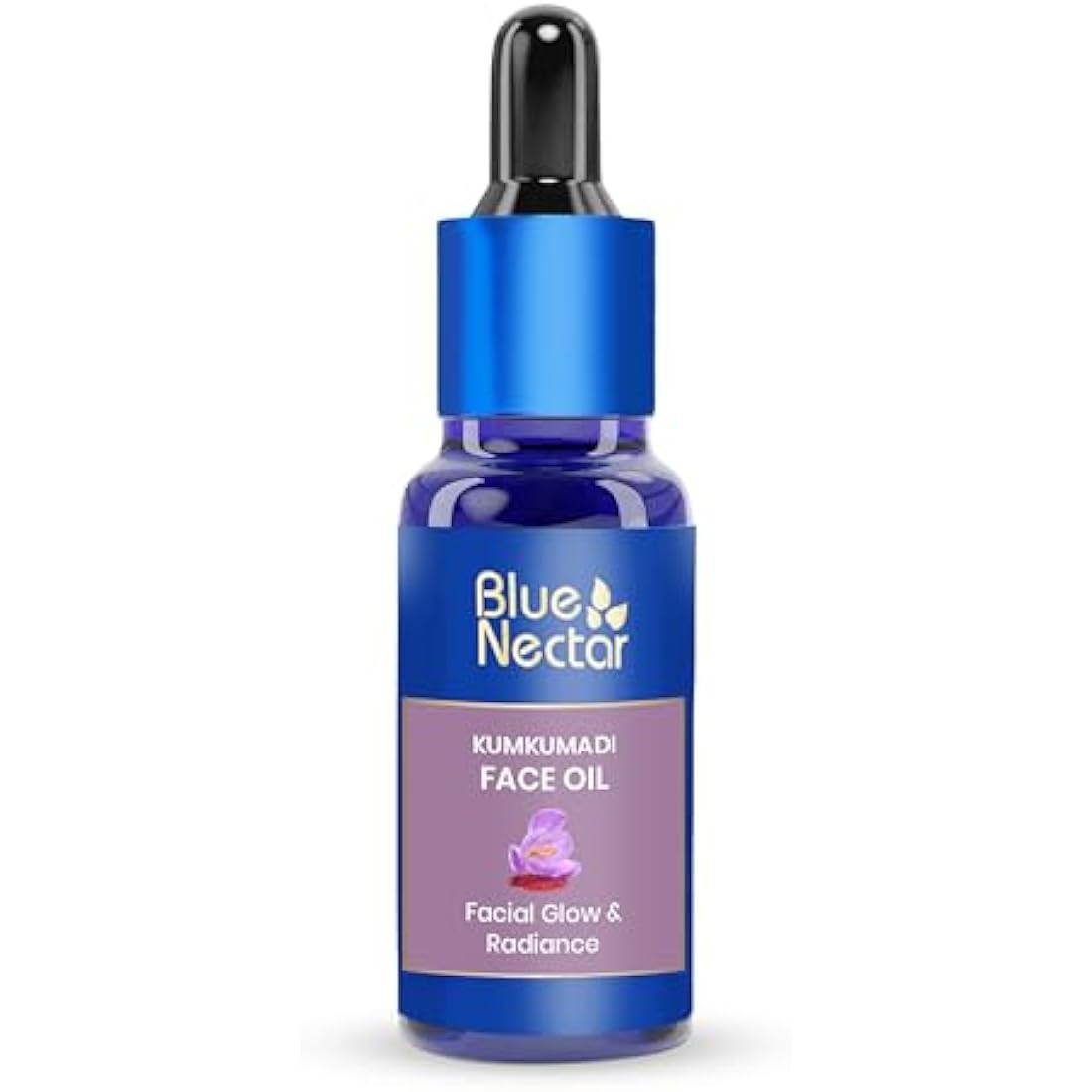 Blue Nectar Kumkumadi Oil for Face for Aging Skin | Ayurvedic Saffron Face Cleansing Oil | Authentic Kumkumadi Tailam Saffron Serum for Women & Men (30ml, 26 Herbs)