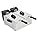 Caterlite Light Duty Fryer with Two 3.5L Tanks and Removable Inner Pot 2 x 2Kw