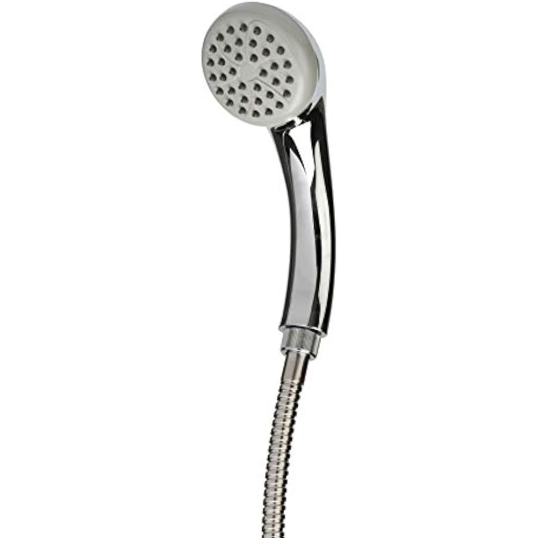 Croydex Shower Head and Hose Mixer Set with Riser Rail - 1.5m Shower Hose and Handset with Rub Clean Nozzles, Easy Install Wall Mounted Rail for Bathrooms - Ideal Hot & Cold Water Mixer (Chrome)