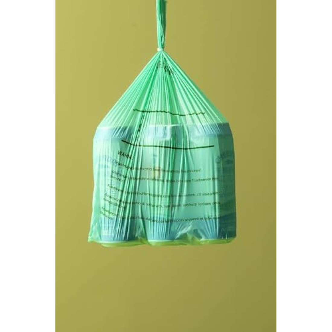 50 Bags Compost Bin Liners 30L Kitchen Waste Bags 100% Biodegradable Bags with EN13432 Certification