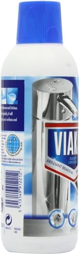 Viakal Limescale Remover Liquid, Classic, Cleaning Products, Bathroom Cleaner, 5 Litre (500 ml x 10)