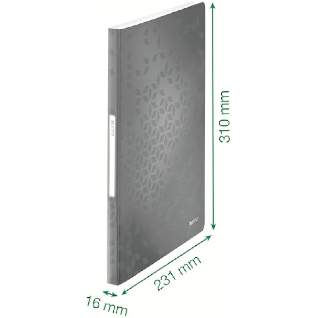 Leitz 46320054 A4 Display Book, 40 Pockets, 80 Sheet Capacity, Transparent Pockets, WOW Range, Green