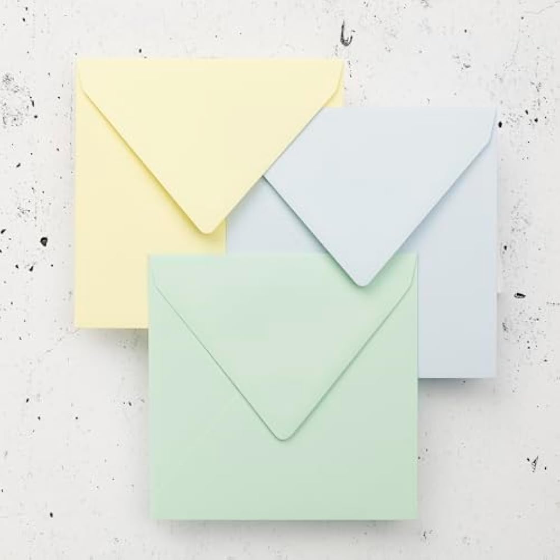 Clairefontaine - Ref 5478C - Pollen Envelopes (Pack of 20) - 140 x 140mm Sized, 120gsm Paper, Gummed Seal, Inkjet & Laser Printer Compatible, Acid Free - Green