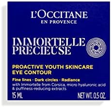 L'OCCITANE Precious Eye Balm 15ml | Vegan & 96% Readily Biodegradable | Wrinkle & Dark Circle Reducing | Premium & Clean Beauty Skincare Eye Balm for All Skin Types