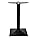 Bolero Cast Iron Step Square Table Base - Durable Design with Adjustable Feet - Perfect for Indoor & Outdoor Use In Restaurants, Homes or Cafes - 720mmx425mmx425mm