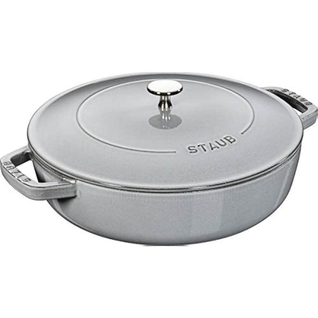 STAUB 1004752 Cast Iron Chistera, Graphite-Grey, 28 cm