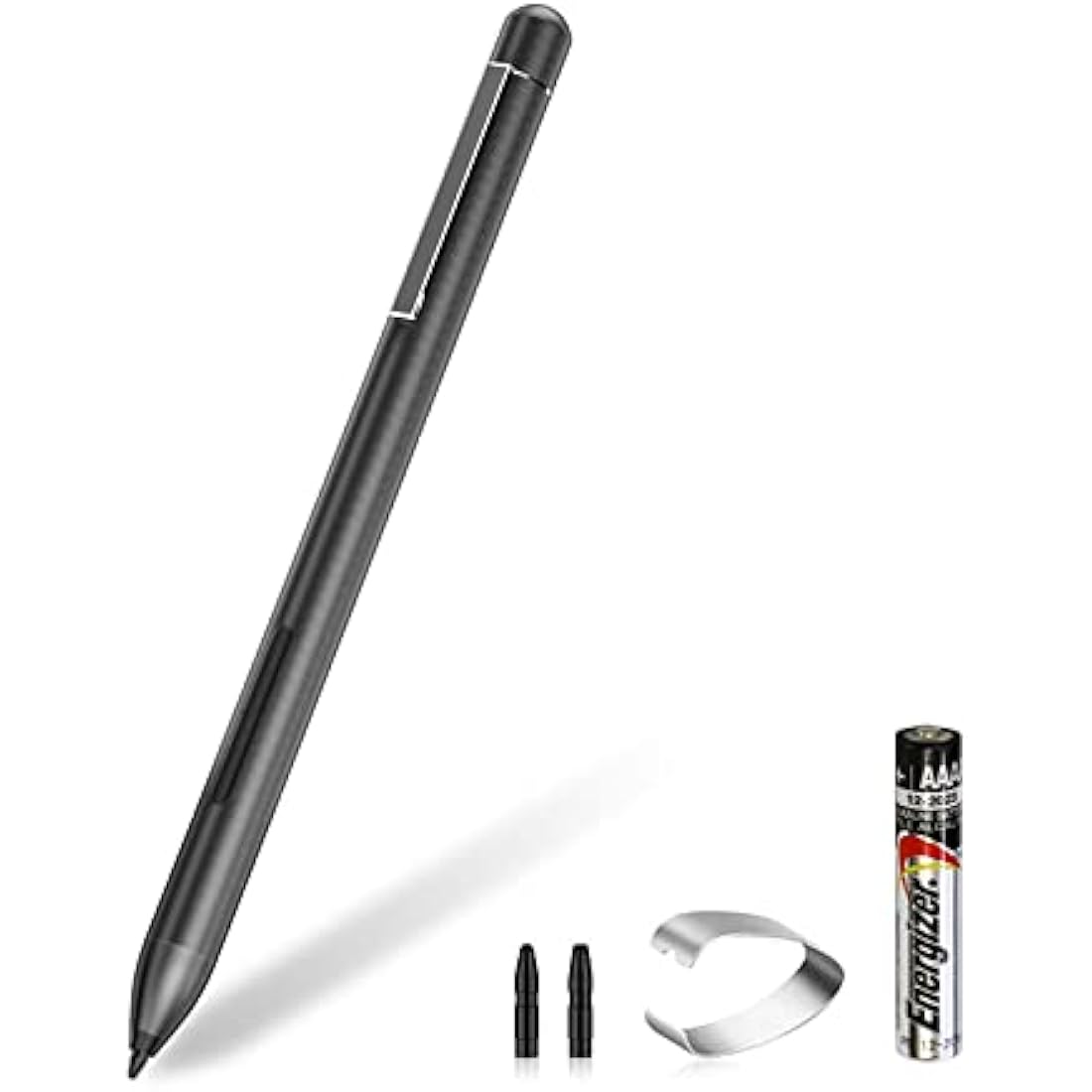 Stylus Pen for HP Envy x360 15-bp0, X2 12-e0xx,X2 12g0xx; HP Spectre x360 13-ae013dX, Pavilion x360 11m-ad0 14M, 2 interchangeable tip Check Compatible List Before Purchase