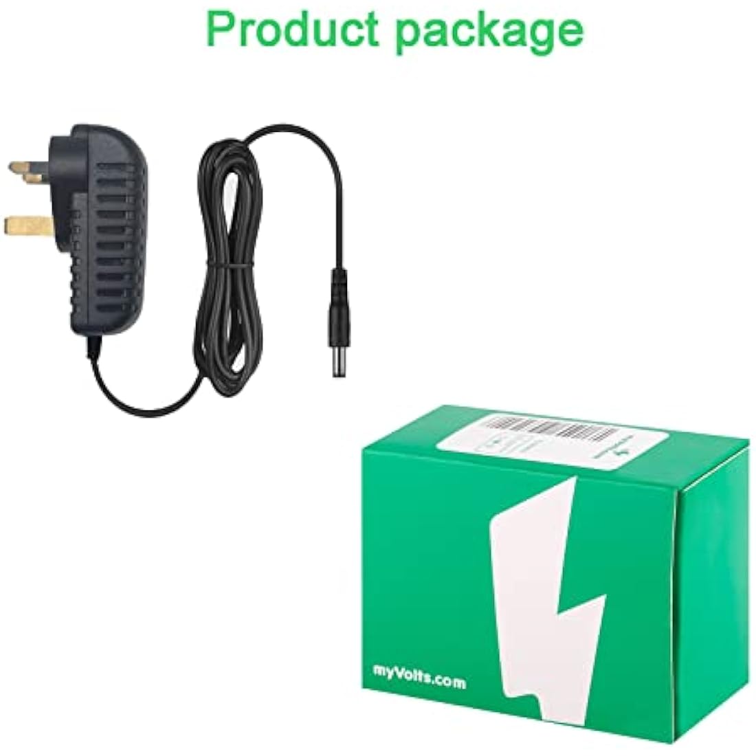 MyVolts 12V power supply adaptor compatible with Roland E-38 Keyboard - UK plug