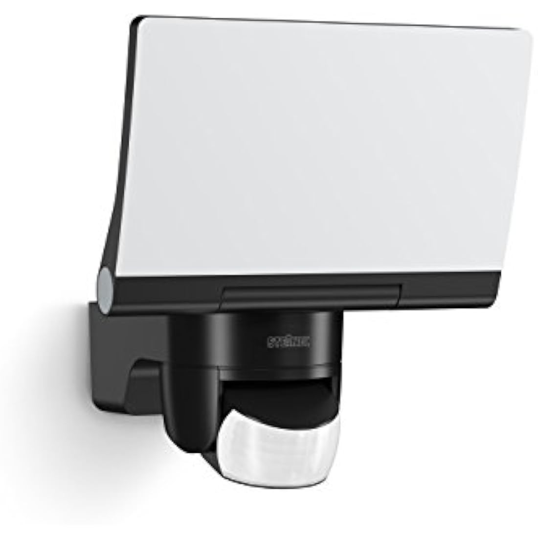 Steinel LED Spotlight XLED Home 2 S Black, Adjustable Floodlight, Exterior Light, 13.7 W, 180° Motion Sensor Spotlight for Garden, Patio Garage or Warehouse