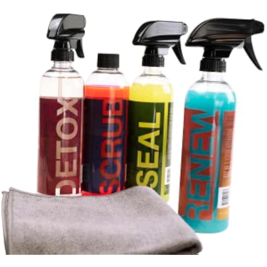 SILCA Bike SPA Collection | liquid performance cycle wash | degreaser, cleaner, Graphene infused wax, and SiO2 ceramic waterless bike wash | 4 part cleaning biodegradable liquid | bicycle cleaner