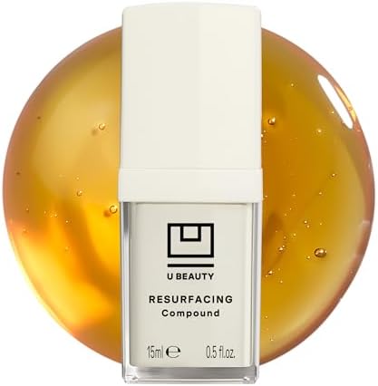 U Beauty Resurfacing Compound Serum - Renew & Illuminate Face Serum - Advanced 8-in-1 Formula with Vitamin C, Retinol, Hyaluronic Acid, & Peptides - Targets Fine Lines