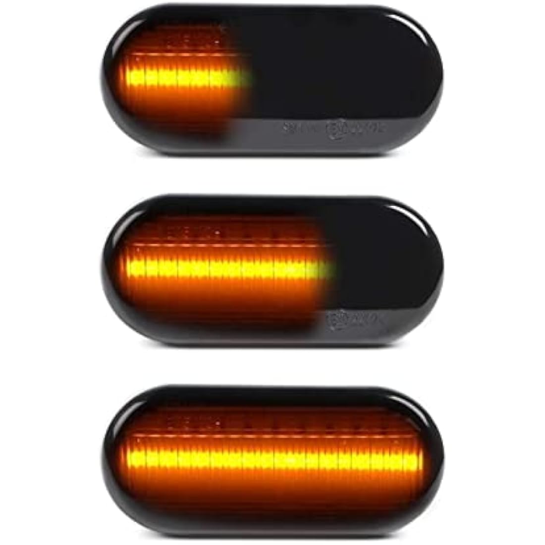 OZ-LAMPE Side Indicator, Dynamic LED Side Marker 18 SMD Amber Turn Signal Light Error Free Smoke For Fiesta C-Max Focus Fusion Galaxy Bora Golf Jetta Passat Polo Sharan Vento Ibiza Leon Citigo Felicia