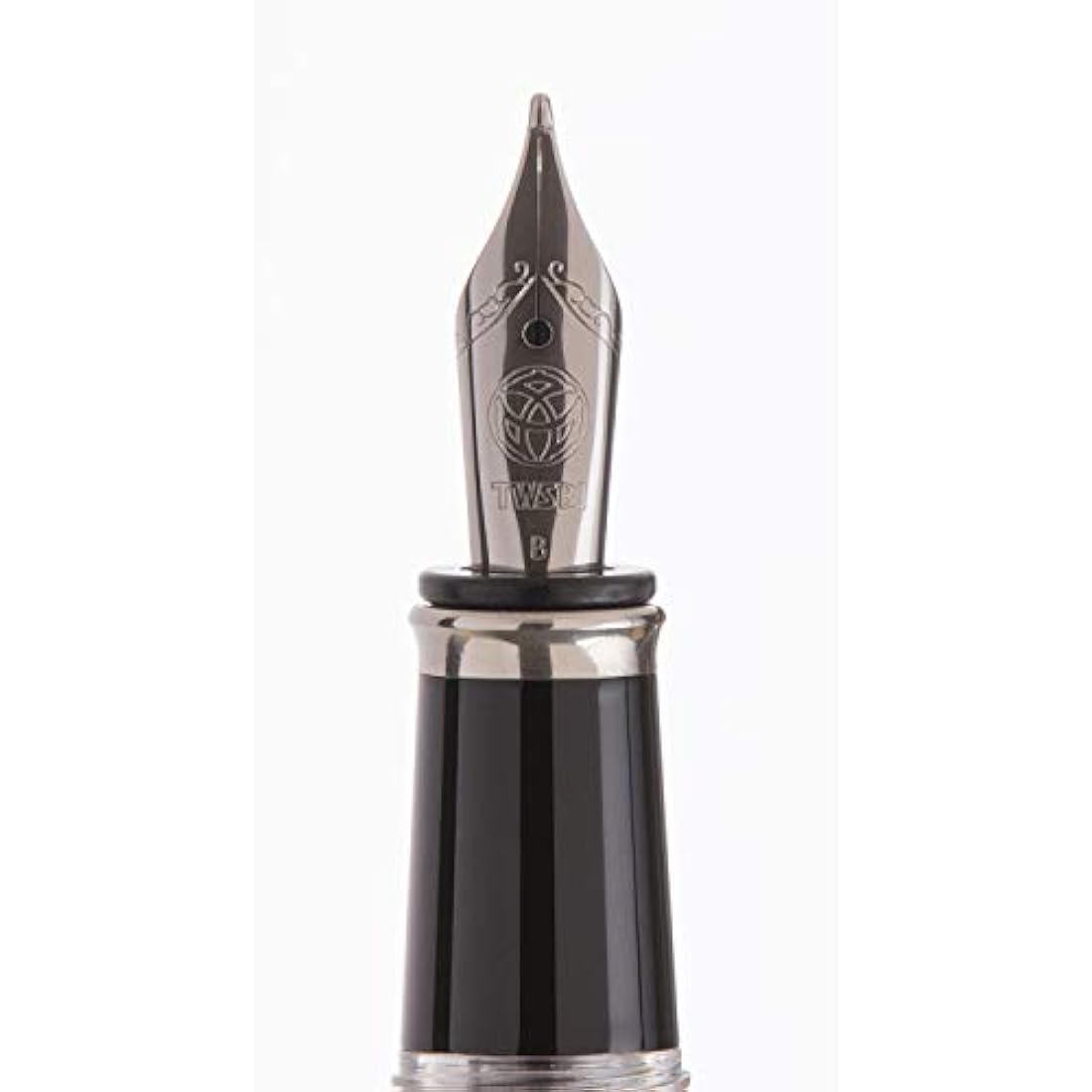 Twsbi Diamond Mini Classic Fountain Pen, Resin, Transparent, Black - M