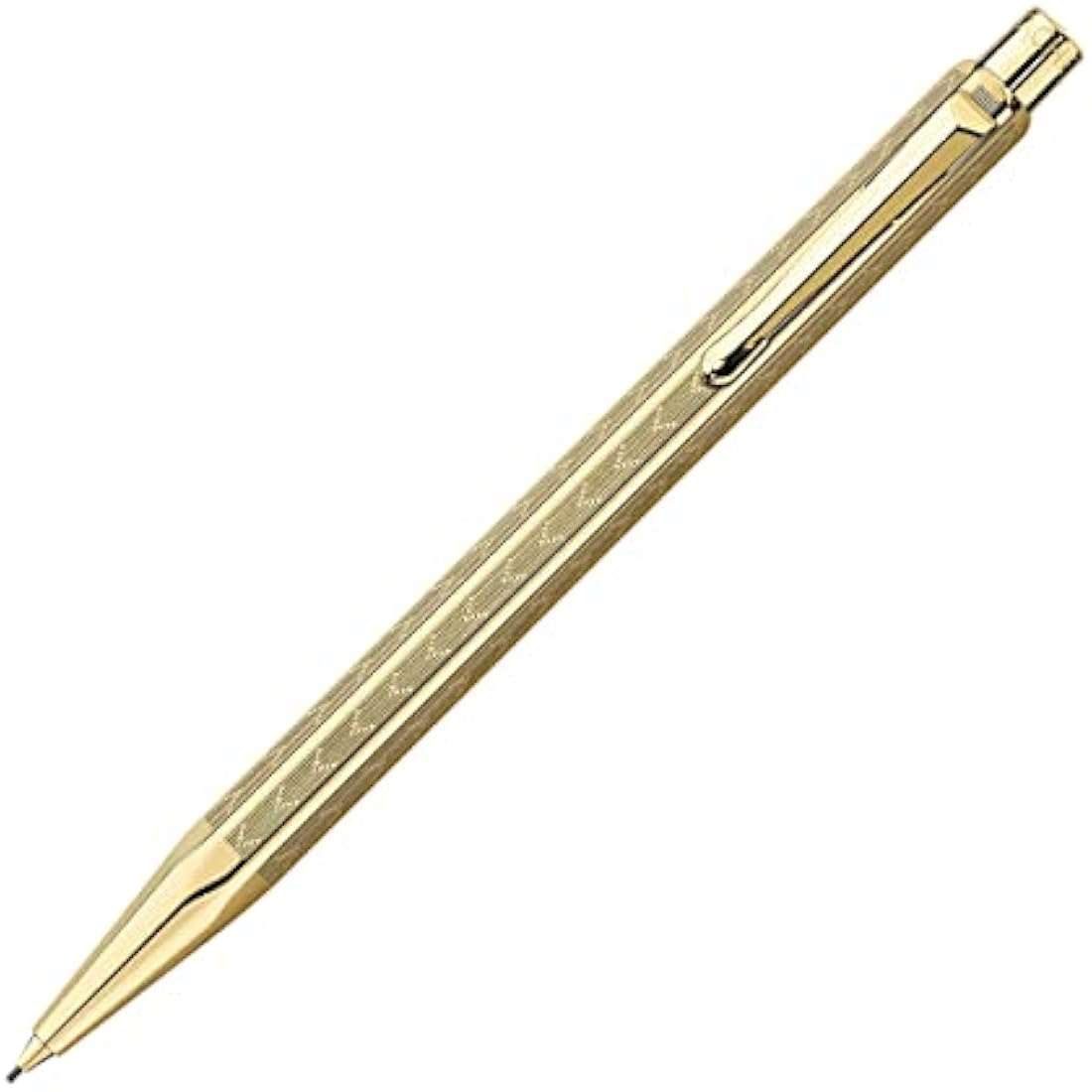 Caran d'Ache Chevron Mechanical Pencil 0.7mm - Gilt