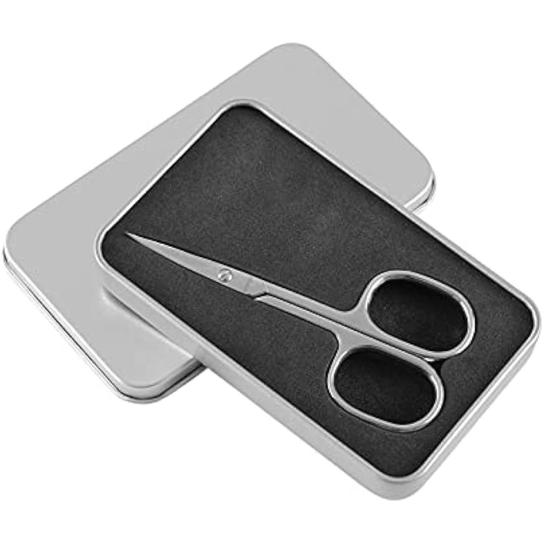 LIVINGO Premium Manicure Scissors Multi-Purpose Stainless Steel Cuticle Pedicure Beauty Grooming Kit for Nail, Toenail, Eyebrow, Eyelash, Dry Skin Curved Blade 9cm