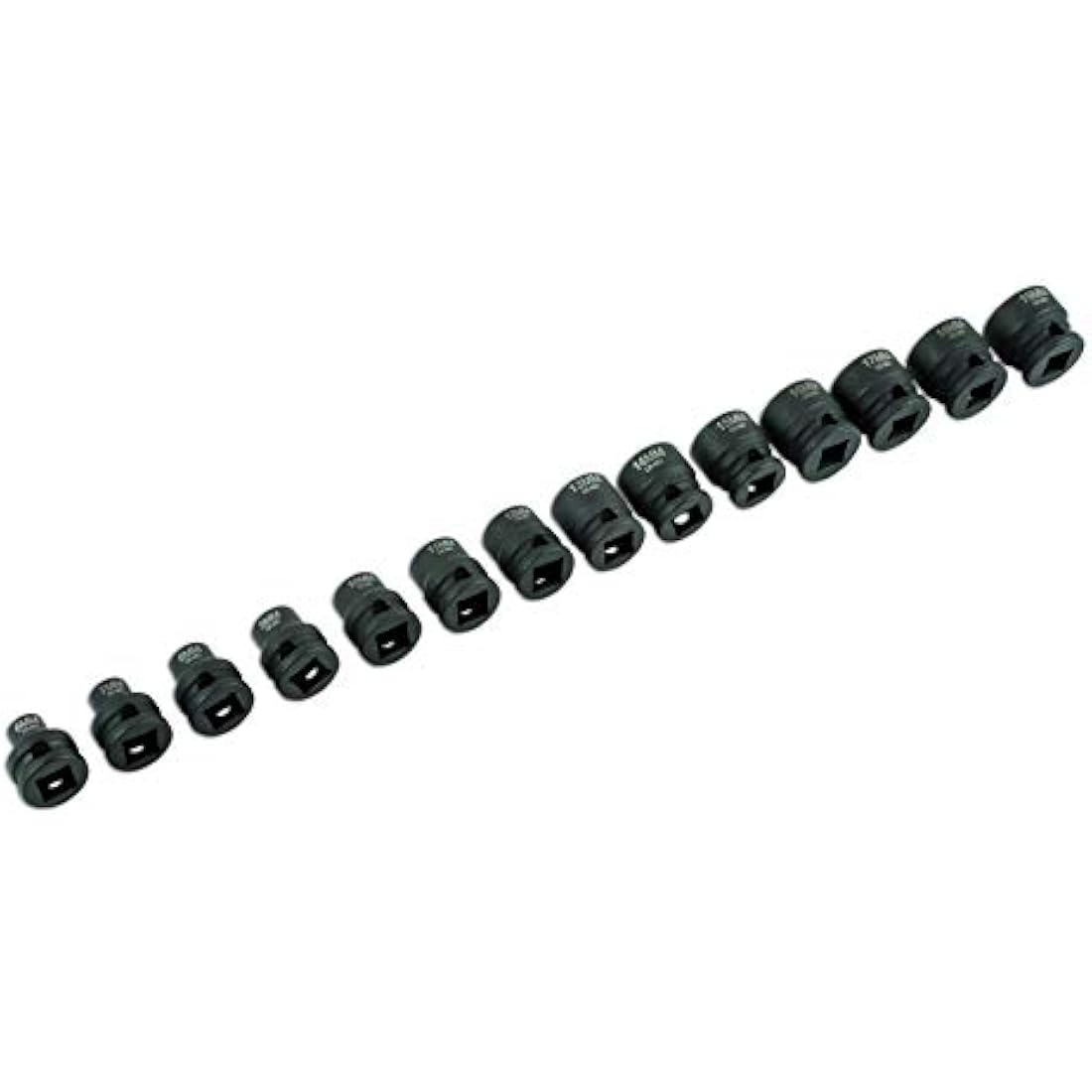 Laser 6689 Stubby Impact Socket Set 3/8"D 14pc