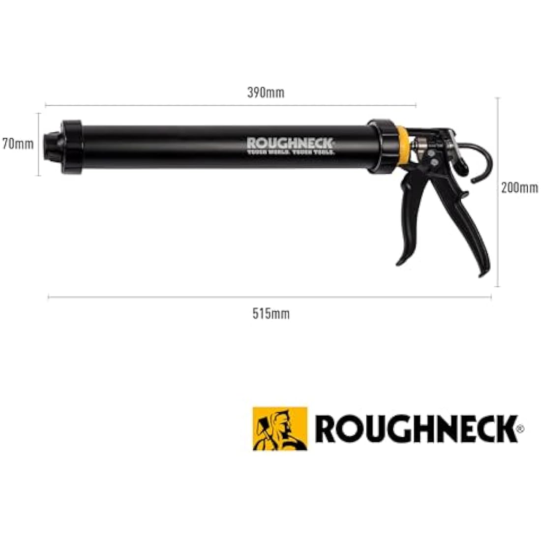 Roughneck ROU32150 Ultimate Mortar Gun - Heavy Duty Applicator for Mortar, Grout, Adhesives, Sealants - Back
