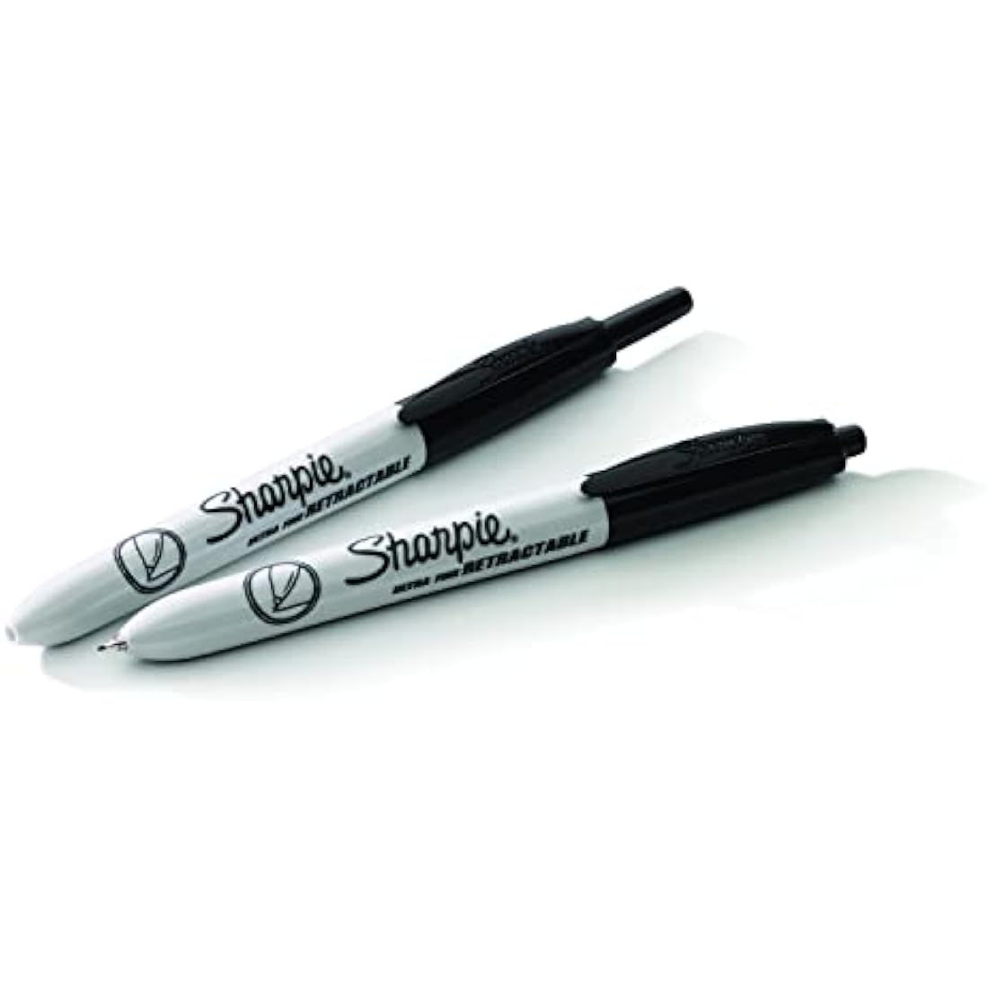 Sharpie Retractable Permanent Markers, Ultra Fine Point, Black, 12 Count