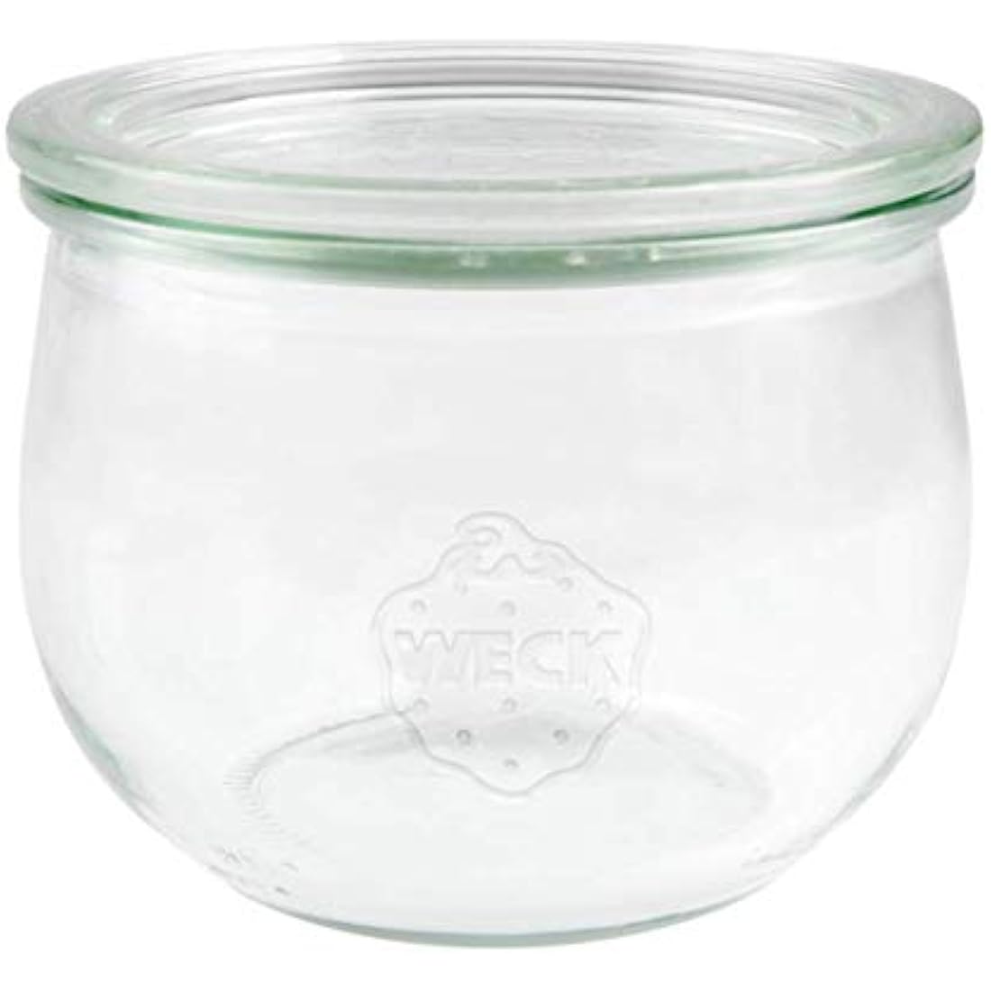 SET OF SIX 580ml Tulip Weck Jars. German Made Classic Design. Model 744