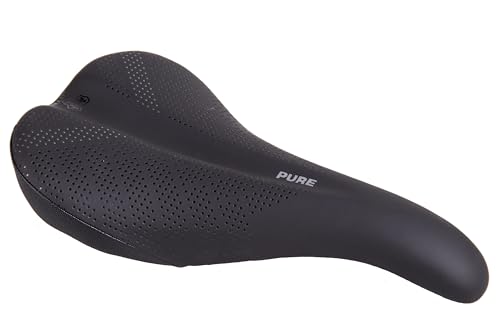 WTB Pure Medium Cromoly Black Saddle, Cromoly/Black