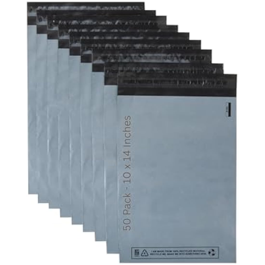 DVIVA 50pcs Postage Bags for Clothes |10"x14" Waterproof and Tear-Proof Mailing Bags | Large Parcel Bags for Delivery, Shipping & Packages