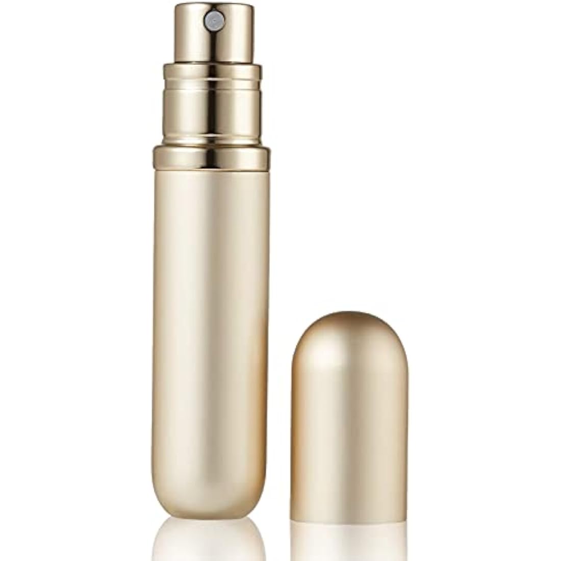 BRARIOS Perfume Atomiser Refillable, Travel Size Portable Atomiser Spray,Mini Empty Perfume Bottle,Leak Proof Cologne Dispenser for Women and Men,5ml(Y-Gold)