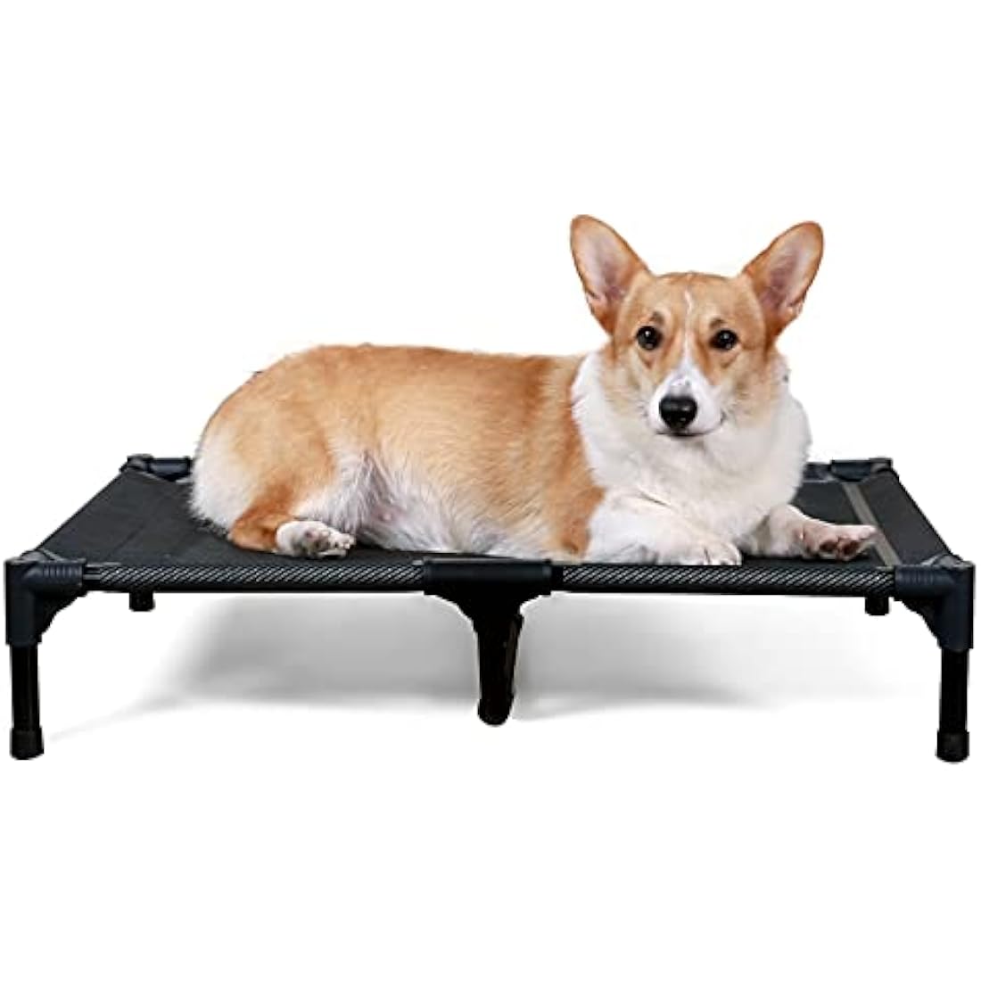 ANWA Elevated Dog Bed Large Size, Raised Dog Bed Outdoor Use, Portable Dog Cot Large Dogs