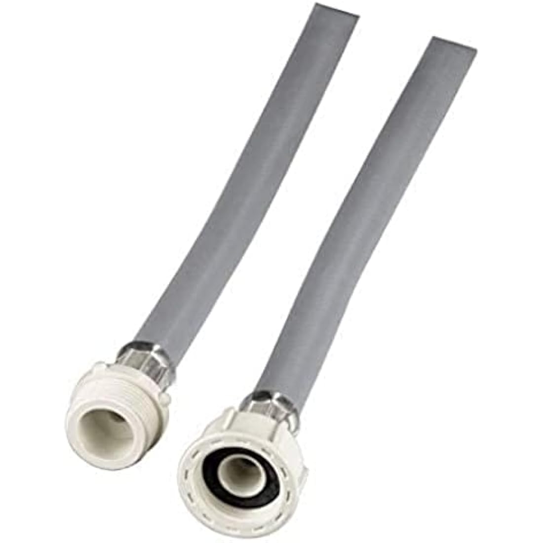 Xavax Extension for Washing Machine and Dishwasher Hose | Cold Water Inlet Hose | 2.5 m, Grey, 1 - Pack
