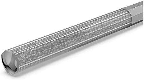 Swarovski Crystalline ballpoint pen, Octagon shape, Silver Tone