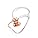 MDF Instruments Classic Cardiology White Glitter Rose Gold Dual Head Stethoscope - with Stainless Steel Chestpiece and Headset (MDF797-WGLRG)