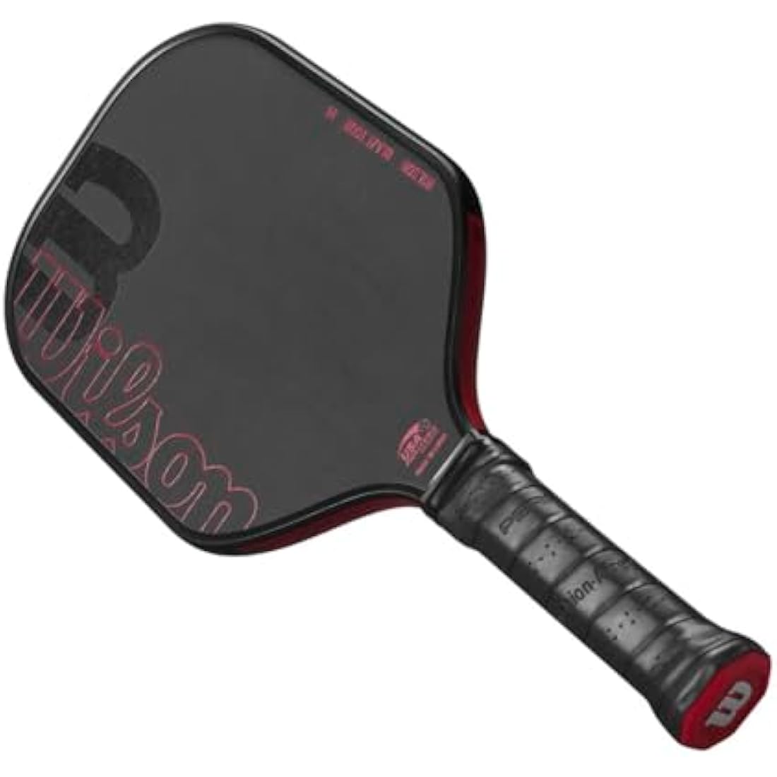 WILSON Blaze Series Pickleball Paddles - Grip Size 2-4 1/4", Black/Red